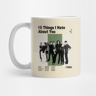 10 Things Retro Poster Mug